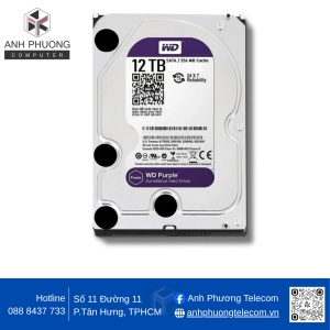 Ổ cứng Western Digital Purple 12TB WD121PURZ