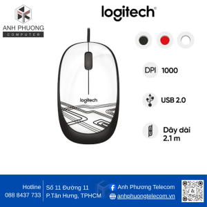 Chuột Logitech M105 (Trắng)