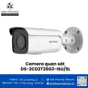 Camera quan sát  DS-2CD2T26G2-ISU/SL