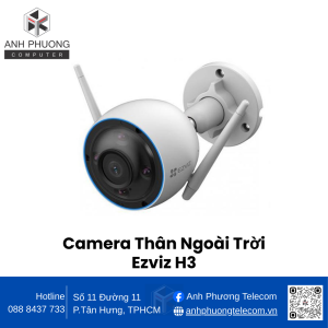 Camera Thân Ngoài Trời Ezviz H3