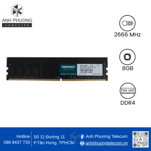 RAM PC KINGMAX (1x8GB) DDR4 2666MHz
