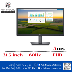 Màn hình Dell E2222H (21.5 inch/FHD/VA/60Hz/5ms)