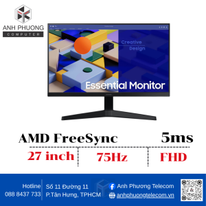 Màn hình Samsung LS27C310EAEXXV (27 inch/FHD/IPS/75Hz/5ms)