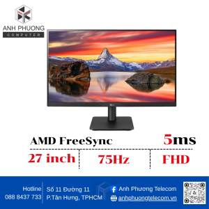 Màn hình LG 27MP400-B (27inch/FHD/IPS/75hz/5ms)