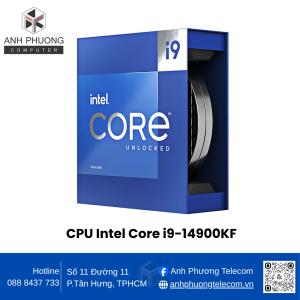 CPU Intel Core i9 14900F (Intel LGA1700 - 24 Core - 32 Thread - Base 2.0Ghz - Turbo 5.8Ghz - Cache 36MB)