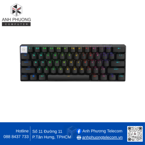 Bàn Phím Cơ Không Dây Gaming Logitech Pro X60 Lightspeed Wireless/Bluetooth Gaming/Tactile