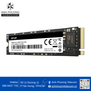Ổ cứng SSD Lexar NM620 256GB M.2 2280 PCIe 3.0x4 (Đoc 3000MB/s - Ghi 1300MB/s) - (LNM620X256G-RNNNG)