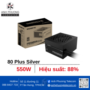 Nguồn máy tính GIGABYTE P550SS - 80 Plus Silver ( 550W )