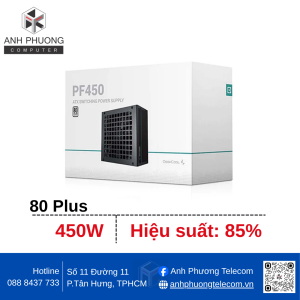 Nguồn máy tính Deepcool PF450D - 80 Plus (450W)