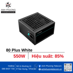 Nguồn máy tính Deepcool PF550 - 80 Plus (550W)