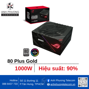 Nguồn máy tính ASUS ROG Thor 850P - 80 Plus Platinum - Full Modular (850W)