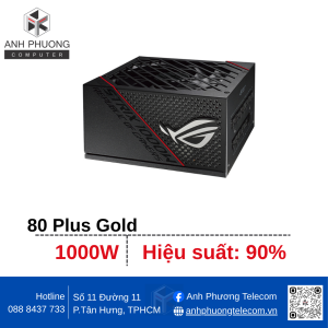 Nguồn máy tính ASUS ROG Strix 1000W AURA Edition - 80 Plus Gold - Full Modular (1000W)