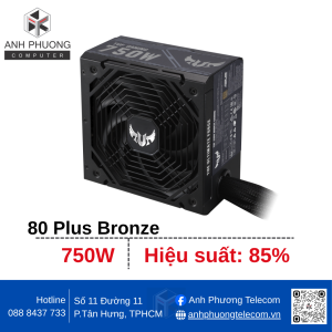 Nguồn máy tính ASUS TUF Gaming 750B - 80 Plus Bronze (750W)