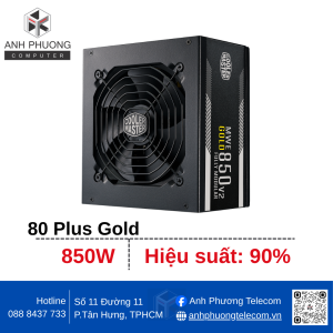 Nguồn máy tính Cooler Master MWE GOLD V2 850W - 850W - 80 Plus Gold