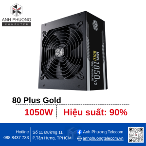 Nguồn Máy Tính Cooler Master MWE Gold V2 FM 1050W