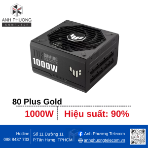 Nguồn máy tính ASUS TUF Gaming 1000W - 80 Plus Gold - Full Modular (1000W)