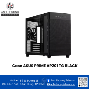Thùng máy tính / Case ASUS PRIME AP201 TG BLACK