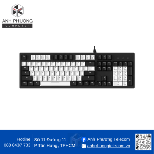 Bàn phím cơ Gaming DAREU EK104 WHITE x BLACK
