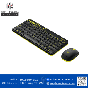 Bộ bàn phím chuột không dây Logitech MK240 Nano Wireless