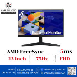 Màn hình Samsung LS22C310EAEXXV 22 inch (1920 x 1080/IPS/75Hz/5ms)