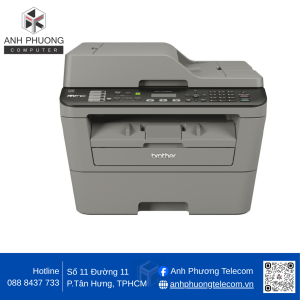 Máy in laser đen trắng Brother MFC-L2701D (A4/A5/ In/ Copy/ Scan/ Fax/ Đảo mặt/ ADF/ USB)