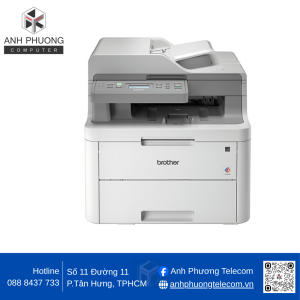 Máy in laser màu Brother DCP-L3551CDW (A4/A5/ Copy/ Scan/ Đảo mặt/ ADF/ USB/ WIFI)