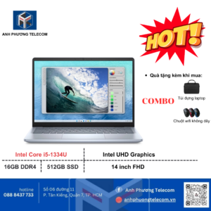 Laptop Dell Inspiron 5440 NDY5V1 (i5 1334U/ 16GB/ 512GB SSD/ 14 inch FHD+/ Win 11/ Office/ Vỏ nhôm/ 1Y)