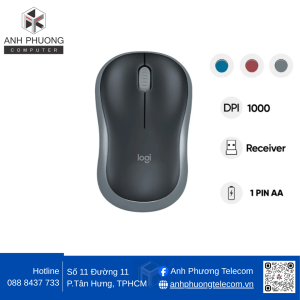 Chuột máy tính không dây Logitech M185