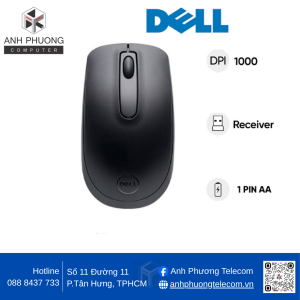 Chuột không dây Dell WM118 (Đen)