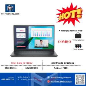 Laptop Dell Vostro 3430 - 71011900 (i5-1335U/ 8GB/ 512GB/ Onboard/ Windows 11 + Office)
