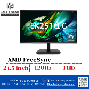 Màn hình Acer EK251Q G 25" IPS 120Hz