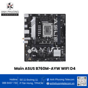 Bo mạch chủ ASUS B760M-AYW WIFI D4