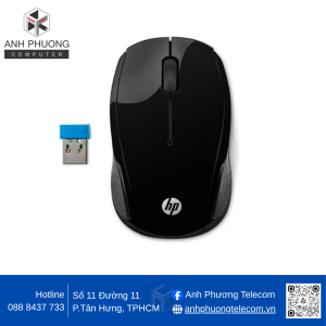 Chuột HP 200 Black Wireless Mouse A/P