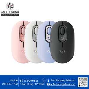 Chuột không dây Logitech Pop With Emoji New Wireless