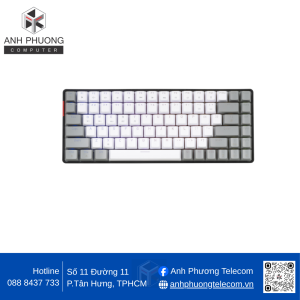 Bàn phím chơi game cơ E-Dra EK384 Triple Mode Beta Red Switch