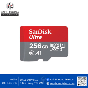 Thẻ nhớ SanDisk Ultra A1 microSDXC 256GB 150MB/s SDSQUAC-256G-GN6MN