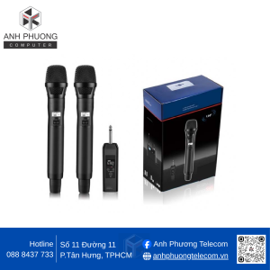 Bộ Thu Micro 2 Kênh HT-D