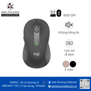 Chuột không dây Logitech Signature M650 Size M