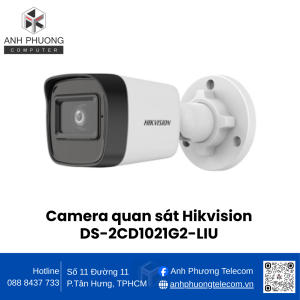 Camera quan sát Hikvision DS-2CD1021G2-LIU